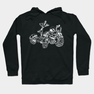 Moon Buggy Cartoon Hoodie